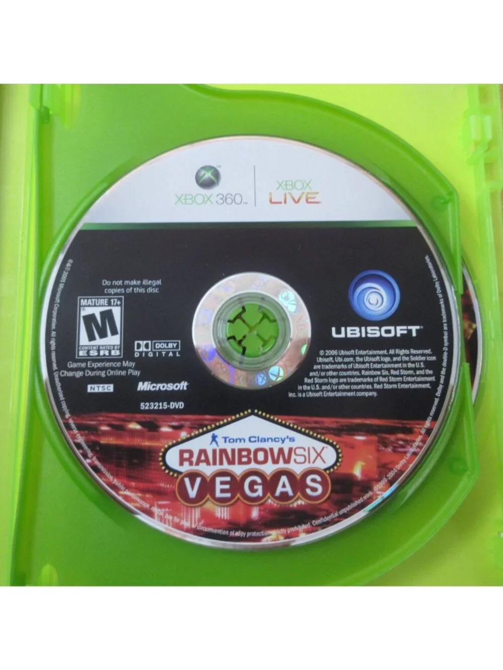 Tom Clancy's Rainbow Six Vegas - 2 Game Bundle - (Microsoft Xbox 360, 2006)